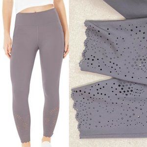 Ideology Leggings Pockets Yoga Running Athletic Sz S Mid-rise Cutouts 3/4 length